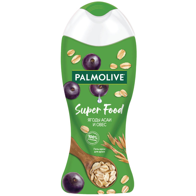 Palmolive Гель-крем для душа Super Food: Ягоды Асаи и Овес